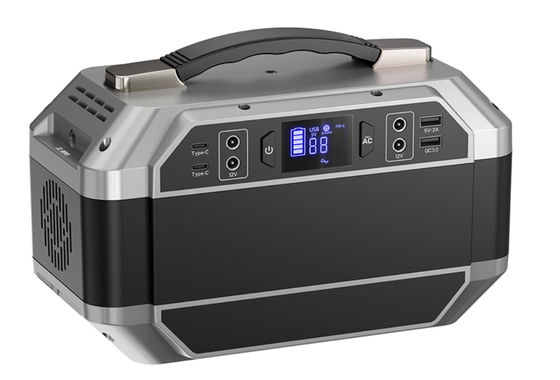 350W 500Wh แบตเตอรี่ลิธีอุตสาหกรรมพลังงานพกพา Lifepo4